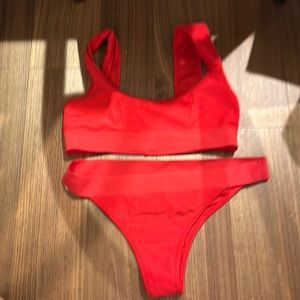 Red bikini